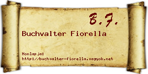 Buchvalter Fiorella névjegykártya